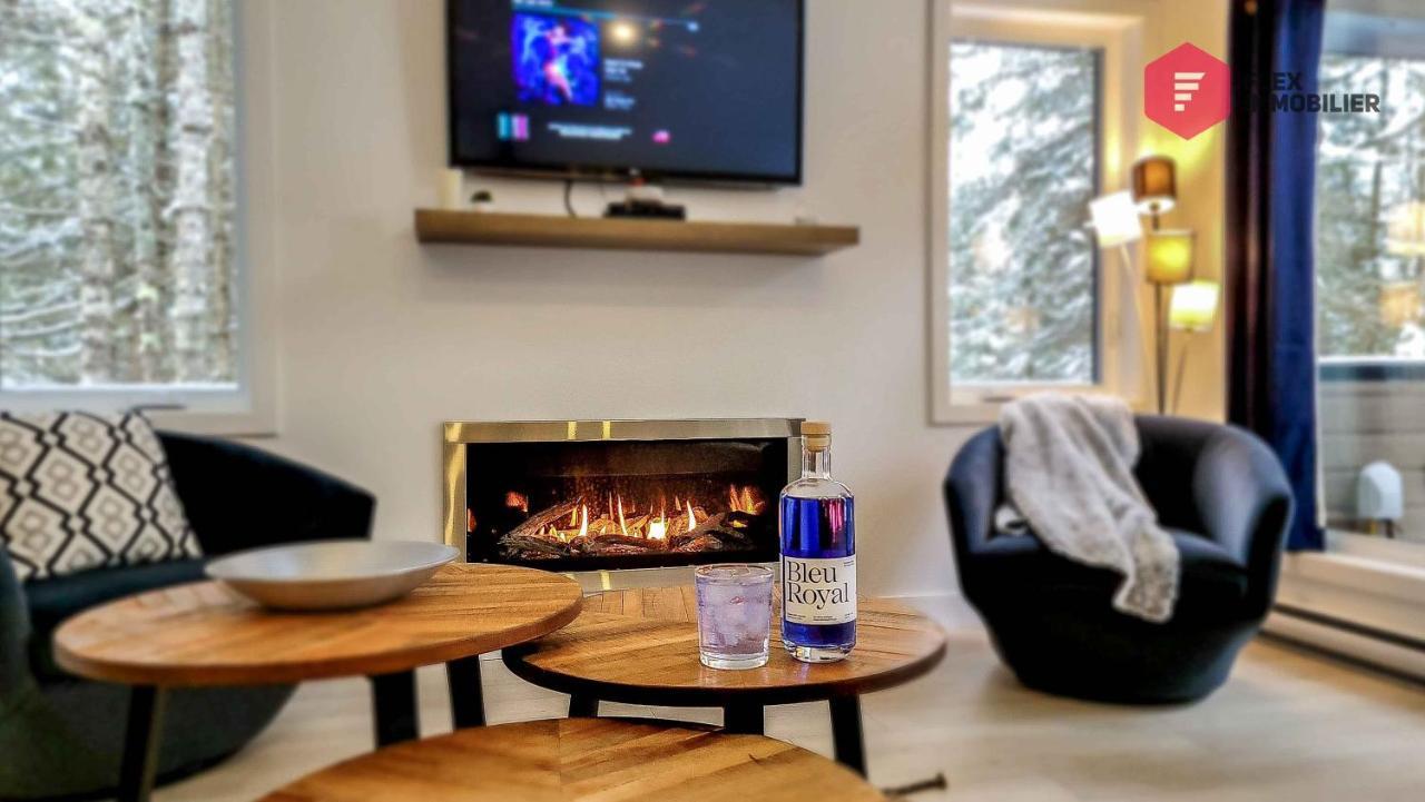 Le Bleu Bourgeois De Portneuf - Natural Elegance - Hot Tub, Sauna And Pool Pont-Rouge エクステリア 写真