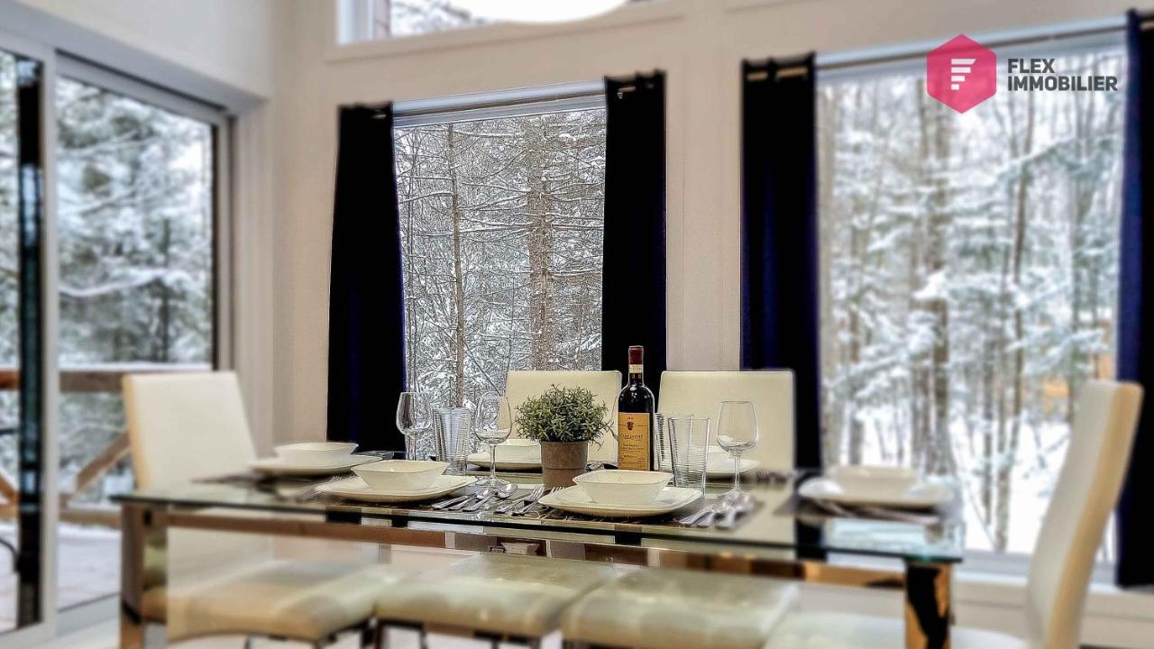 Le Bleu Bourgeois De Portneuf - Natural Elegance - Hot Tub, Sauna And Pool Pont-Rouge エクステリア 写真