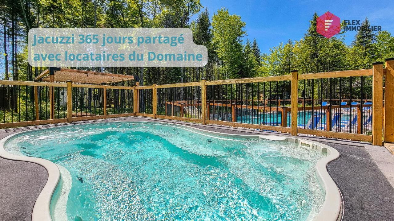 Le Bleu Bourgeois De Portneuf - Natural Elegance - Hot Tub, Sauna And Pool Pont-Rouge エクステリア 写真