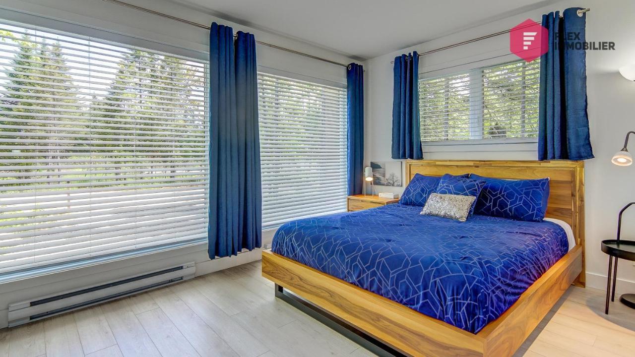 Le Bleu Bourgeois De Portneuf - Natural Elegance - Hot Tub, Sauna And Pool Pont-Rouge エクステリア 写真